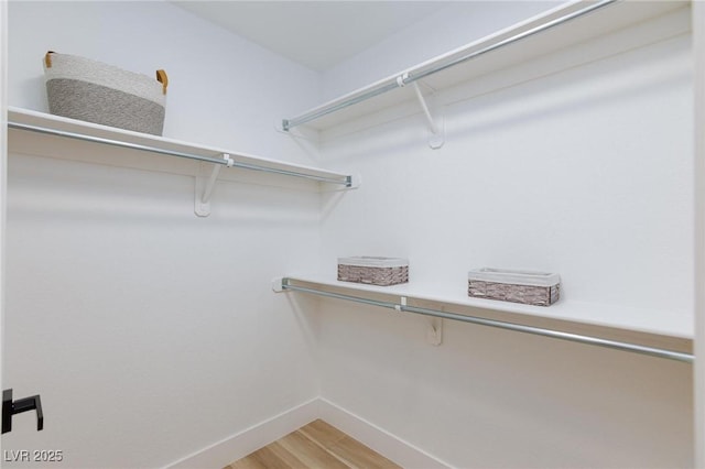 4176 Demoline Cir, Las Vegas, NV 89141 - spacious closet with light wood-style floors