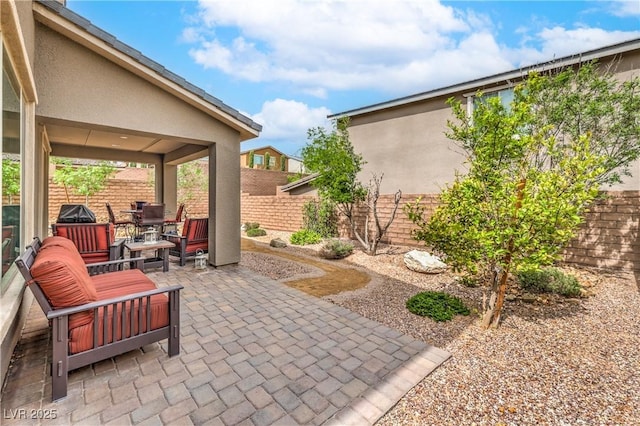2711 Evolutionary Ln, Las Vegas, NV 89138 - view of patio / terrace with outdoor dining area
