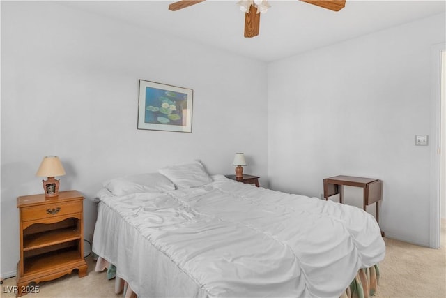 1928 Las Palmas Ln Unit 228, Laughlin, NV 89029 - carpeted bedroom with ceiling fan