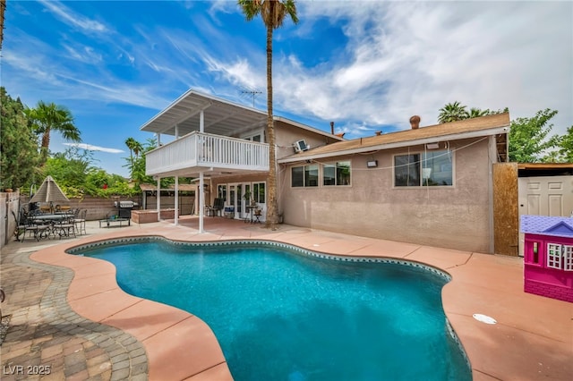 601 Cragin Park Dr, Las Vegas, NV 89107 - view of pool featuring a patio and a grill