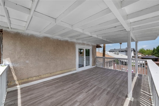 601 Cragin Park Dr, Las Vegas, NV 89107 - deck with french doors