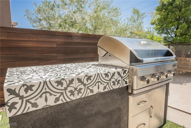 2750 Evolutionary Ln, Las Vegas, NV 89138 - view of patio / terrace featuring grilling area