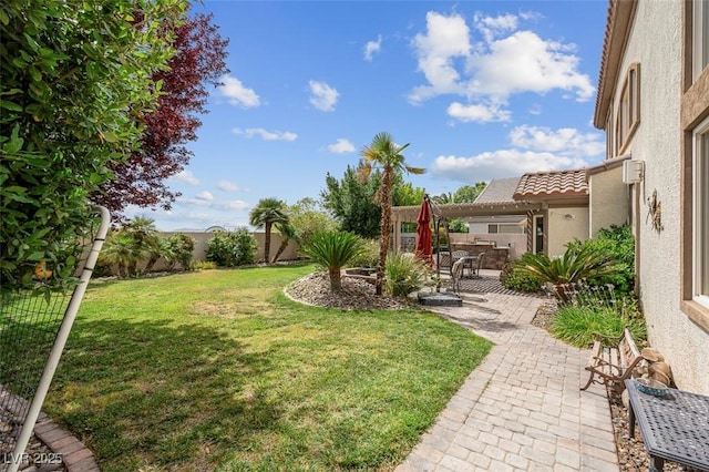 4326 Spooner Lake Cir, Las Vegas, NV 89147 - view of yard featuring a patio