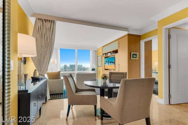 2000 N Fashion Show Dr Unit 5326, Las Vegas, NV 89109 - dining area featuring light tile patterned floors