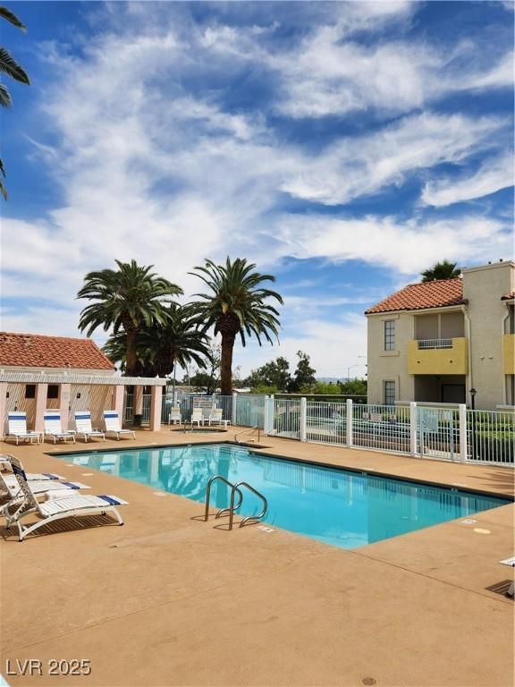 4805 S Torrey Pines Dr Unit 101, Las Vegas, NV 89103 - community pool featuring a patio