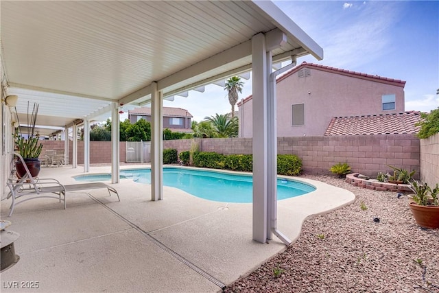 967 Cardelina Ln, Henderson, NV 89052 - view of pool featuring a fenced backyard and a patio