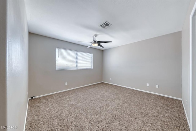2103 Falcon Crest Ave, North Las Vegas, NV 89031 - carpeted empty room with ceiling fan and baseboards