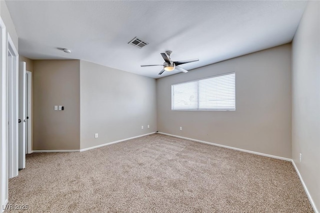 2103 Falcon Crest Ave, North Las Vegas, NV 89031 - carpeted empty room with ceiling fan and baseboards