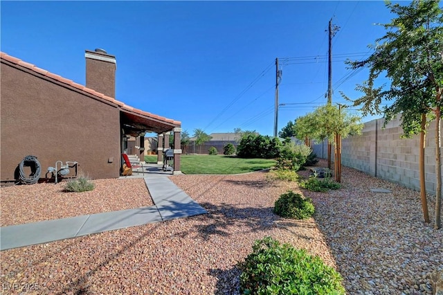 5725 N Durango Dr, Las Vegas, NV 89149 - view of yard with a patio