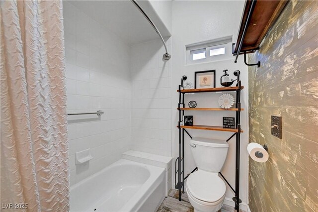 5725 N Durango Dr, Las Vegas, NV 89149 - full bath with shower / tub combo, toilet, and baseboards