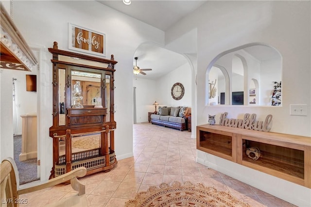 5725 N Durango Dr, Las Vegas, NV 89149 - corridor featuring light tile patterned flooring