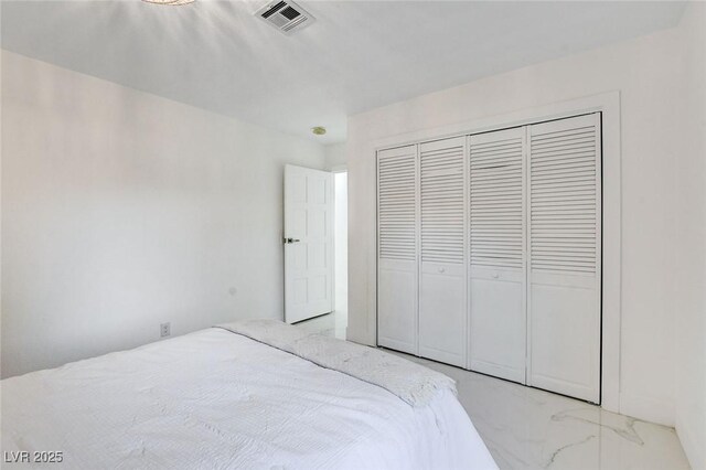 3013 Plaza De Rosa, Las Vegas, NV 89102 - bedroom with marble finish floors and a closet