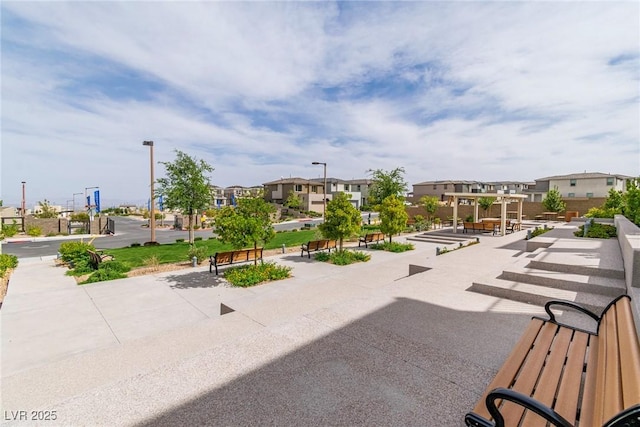 1596 Pacific Baza St, Las Vegas, NV 89138 - surrounding community with a residential view