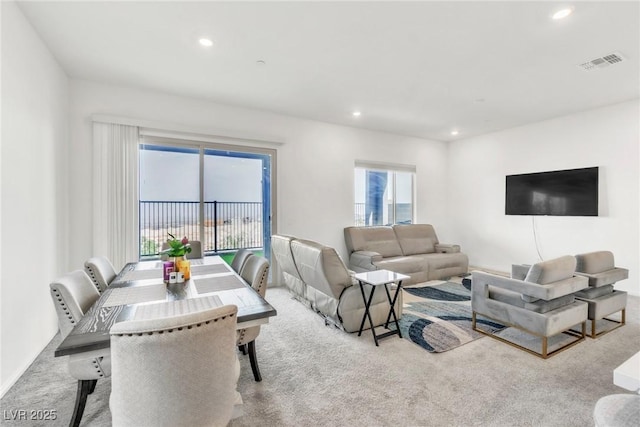 1596 Pacific Baza St, Las Vegas, NV 89138 - carpeted living area with recessed lighting