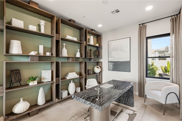 826 Bolide St, Las Vegas, NV 89138 - tiled office with recessed lighting