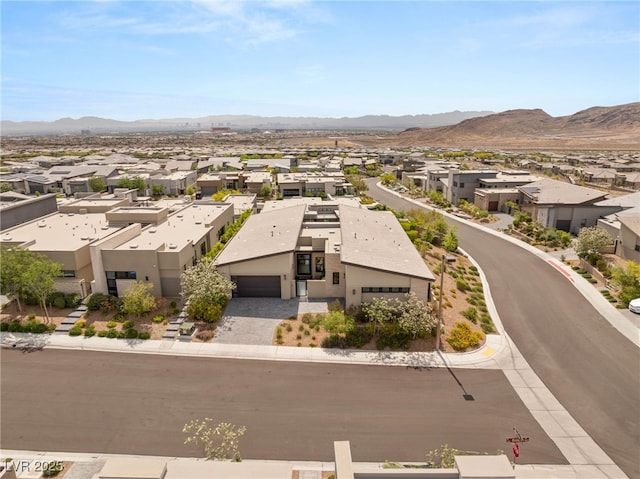 826 Bolide St, Las Vegas, NV 89138 - aerial perspective of suburban area featuring mountains