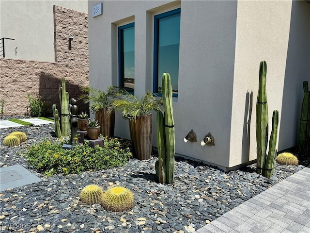358 Solitude Peak Ln, Henderson, NV 89012 - exterior view of stucco siding