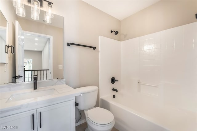 6260 Castle Kennedy St, Henderson, NV 89011 - full bathroom with toilet, shower / bath combination, and vanity