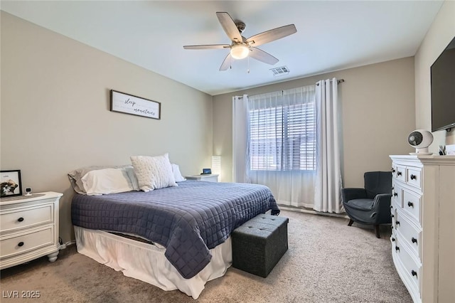 8490 Classique Ave Unit 101, Las Vegas, NV 89178 - carpeted bedroom with a ceiling fan
