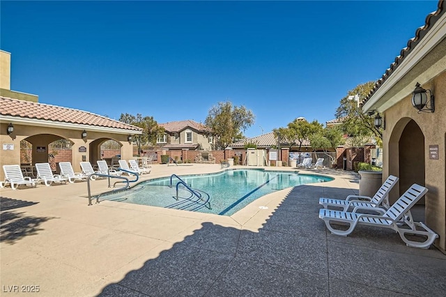 8490 Classique Ave Unit 101, Las Vegas, NV 89178 - community pool with a patio