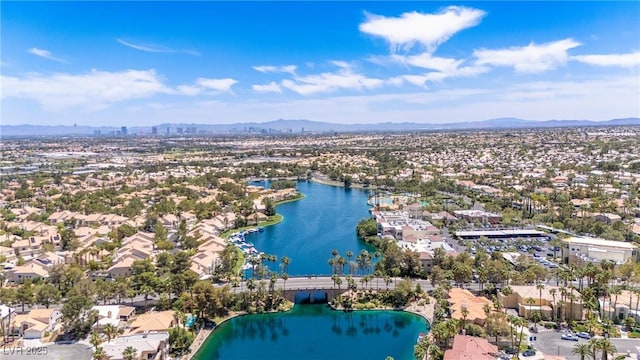 3151 Soaring Gulls Dr Unit 2121, Las Vegas, NV 89128 - drone / aerial view of a water and mountain view