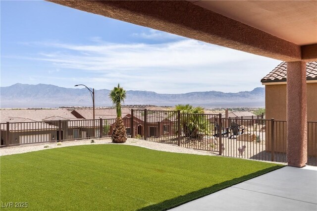 1398 Pin Cushion Rdg, Mesquite, NV 89034 - view of yard with a mountain view