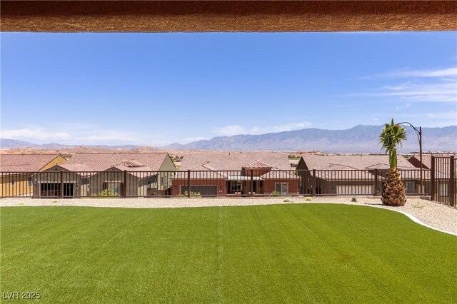 1398 Pin Cushion Rdg, Mesquite, NV 89034 - view of yard with a mountain view
