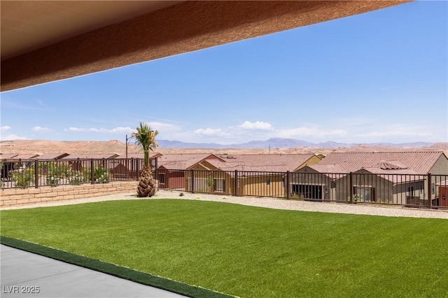1398 Pin Cushion Rdg, Mesquite, NV 89034 - view of yard with a residential view and a mountain view