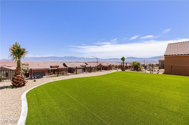1398 Pin Cushion Rdg, Mesquite, NV 89034 - view of yard featuring a mountain view and a residential view