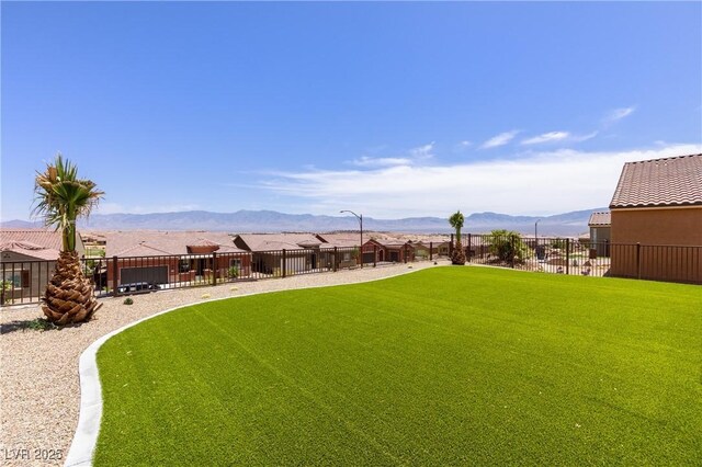 1398 Pin Cushion Rdg, Mesquite, NV 89034 - view of yard featuring a mountain view and a residential view
