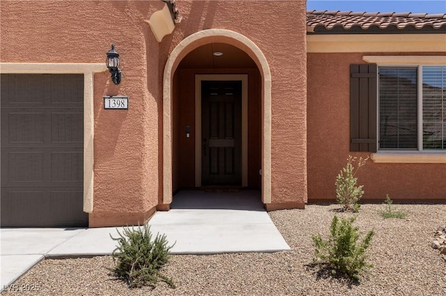 1398 Pin Cushion Rdg, Mesquite, NV 89034 - entrance to property with stucco siding