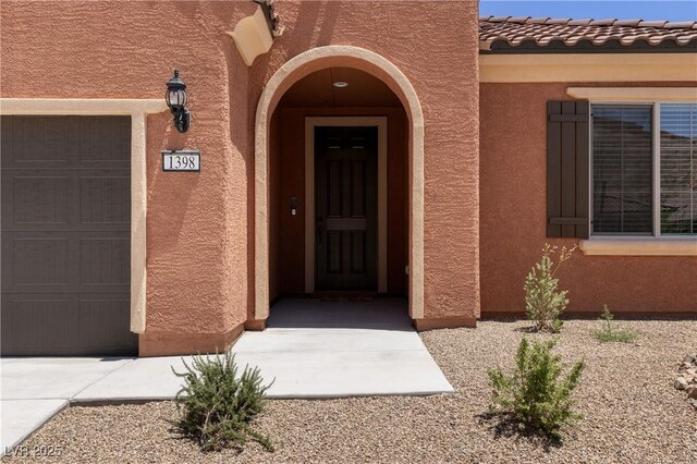 1398 Pin Cushion Rdg, Mesquite, NV 89034 - entrance to property with stucco siding