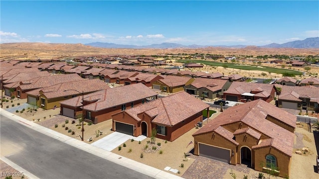 1398 Pin Cushion Rdg, Mesquite, NV 89034 - aerial view of residential area featuring a mountainous background