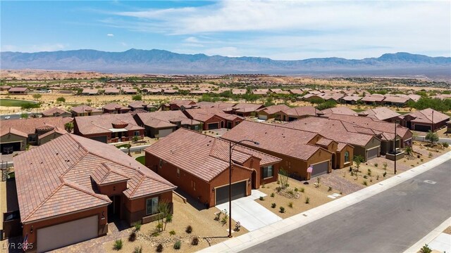 1398 Pin Cushion Rdg, Mesquite, NV 89034 - aerial perspective of suburban area with mountains
