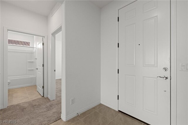 1398 Pin Cushion Rdg, Mesquite, NV 89034 - corridor with tile patterned flooring and baseboards