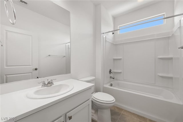 1398 Pin Cushion Rdg, Mesquite, NV 89034 - bathroom featuring vanity, shower / washtub combination, and tile patterned flooring
