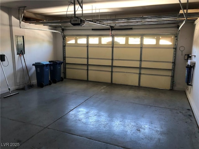 1396 Couperin Dr, Henderson, NV 89052 - garage with a garage door opener and electric panel