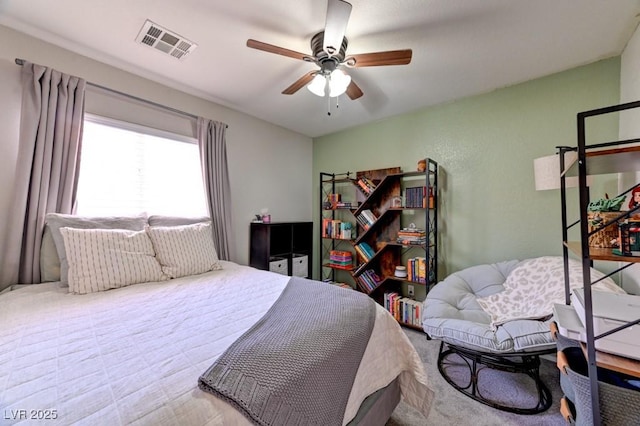 3823 Aspen Creek Ave, North Las Vegas, NV 89031 - bedroom with ceiling fan