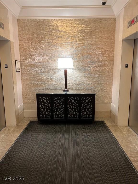 125 E Harmon Ave Unit 2918, Las Vegas, NV 89109 - lobby featuring crown molding