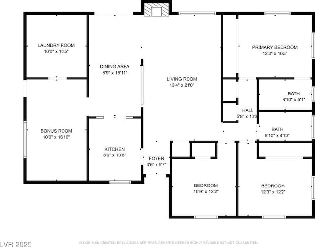 5101 Churchill Ave, Las Vegas, NV 89107 - floor plan / room layout