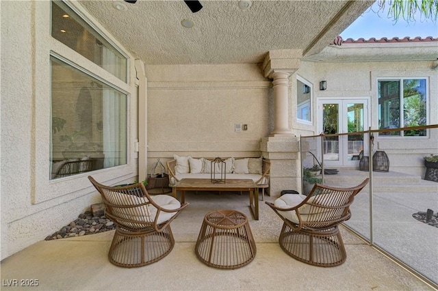 2345 Villandry Ct, Henderson, NV 89074 - view of patio with french doors