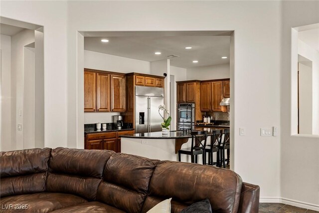 48 Panorama Crest Ave, Las Vegas, NV 89135 - living room with recessed lighting and baseboards