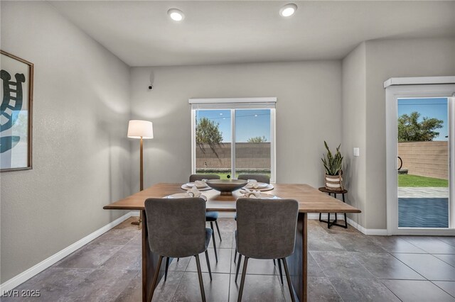 9876 Magnus Ct, Las Vegas, NV 89178 - dining room with baseboards and recessed lighting