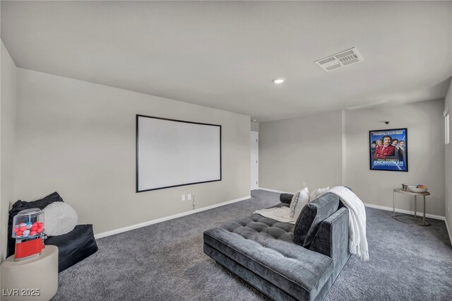 9876 Magnus Ct, Las Vegas, NV 89178 - home theater room featuring carpet flooring, baseboards, and recessed lighting