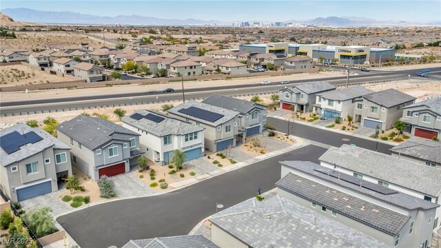 9876 Magnus Ct, Las Vegas, NV 89178 - aerial view of residential area with a mountainous background