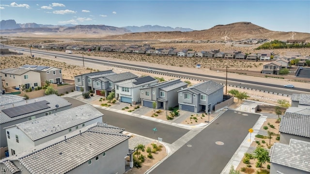 9876 Magnus Ct, Las Vegas, NV 89178 - aerial perspective of suburban area featuring mountains