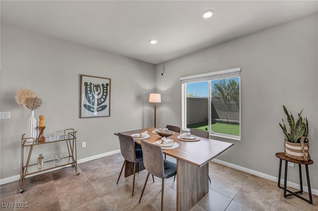 9876 Magnus Ct, Las Vegas, NV 89178 - dining room with baseboards and recessed lighting