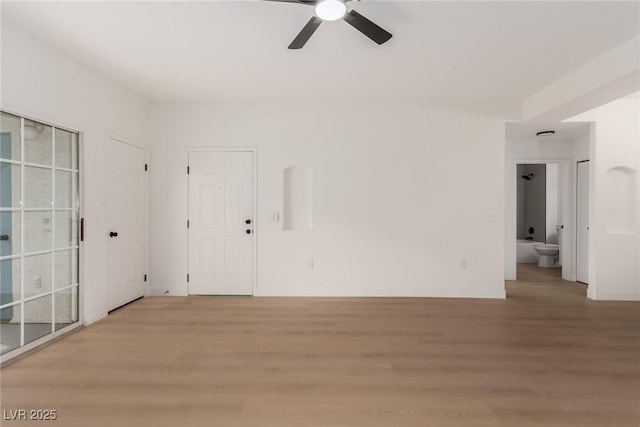 3318 N Decatur Blvd Unit 1020, Las Vegas, NV 89130 - spare room with light wood finished floors and a ceiling fan