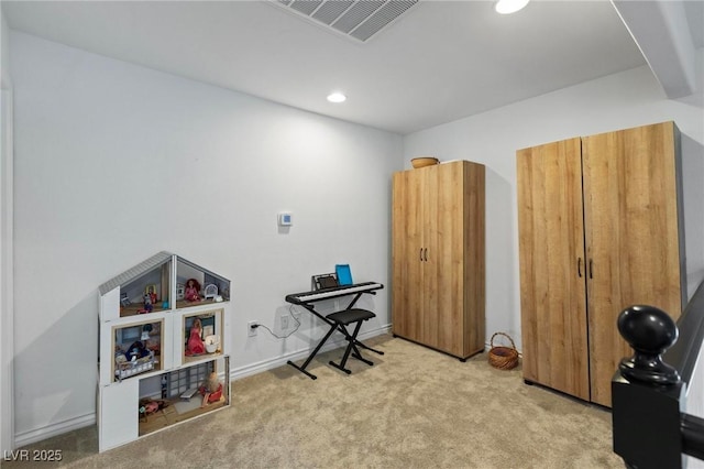 15 Pheasant Ridge Dr, Henderson, NV 89014 - game room featuring light carpet, recessed lighting, and baseboards