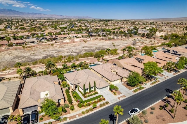 8221 Bay Dunes St, Las Vegas, NV 89131 - aerial perspective of suburban area with a mountainous background and a desert landscape